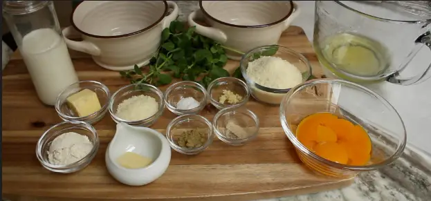 Cheese Egg Soufflé Ingredients