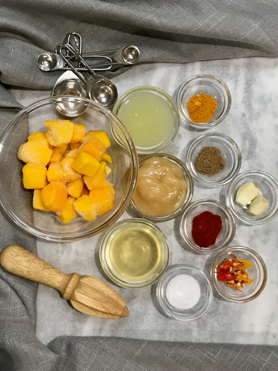 Sweet and Sour Mango Sauce Ingredients