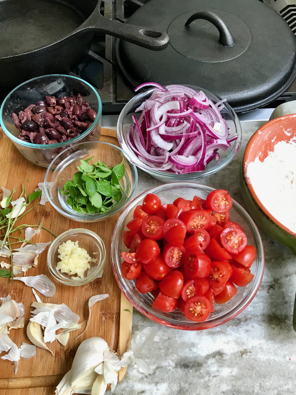 Pizza Primavera Ingredients