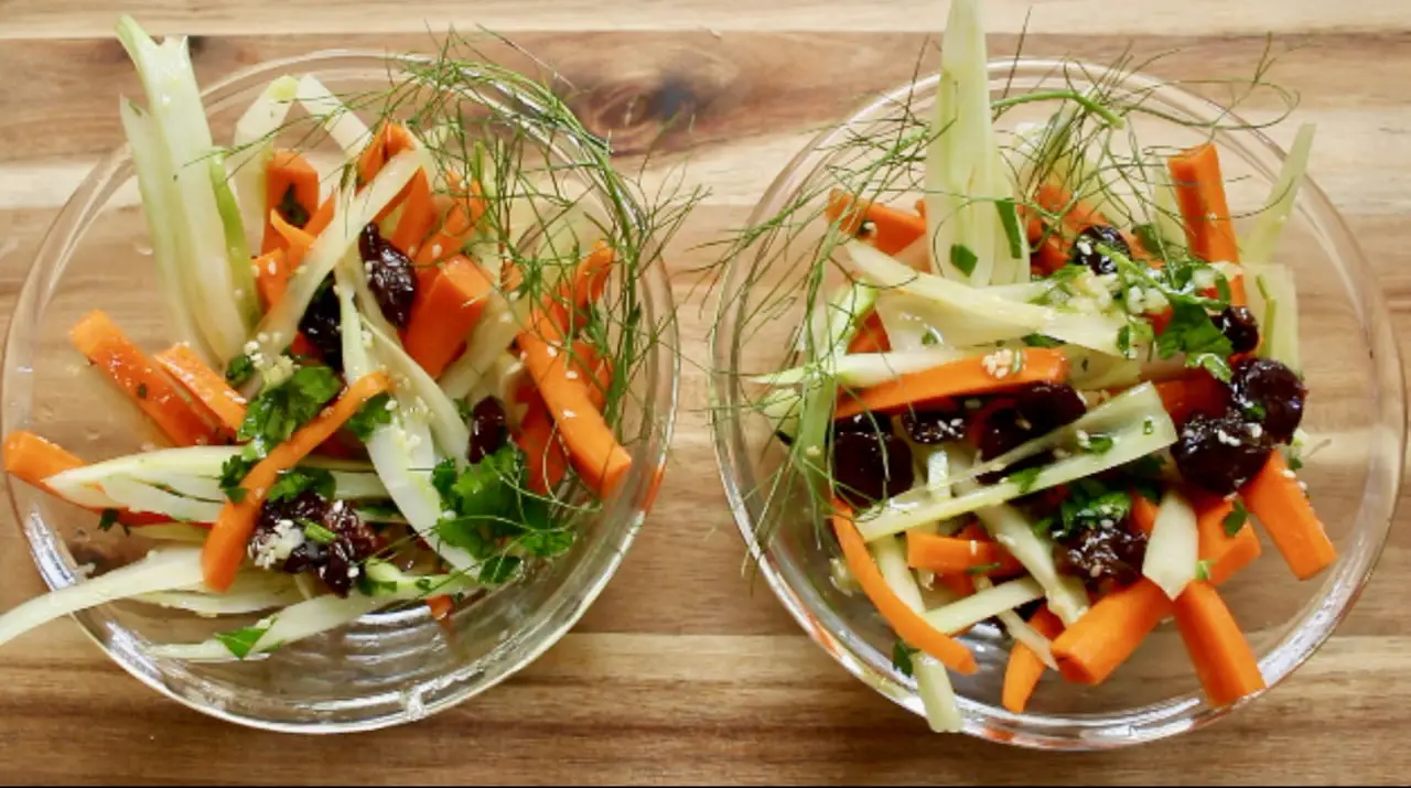 Garden Fennel and Carrot Salad