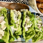 Greek Chicken Salad Lettuce Wraps