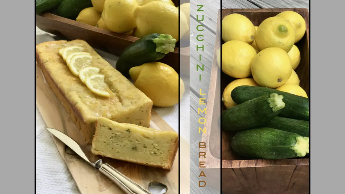 Healthier Zucchini Lemon Bread Recipe