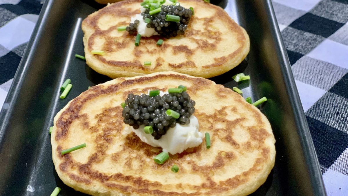 Blini Pancake Recipe - Perfect With Caviar And Crème
