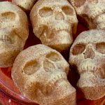 Halloween Spicy Cornbread Skulls