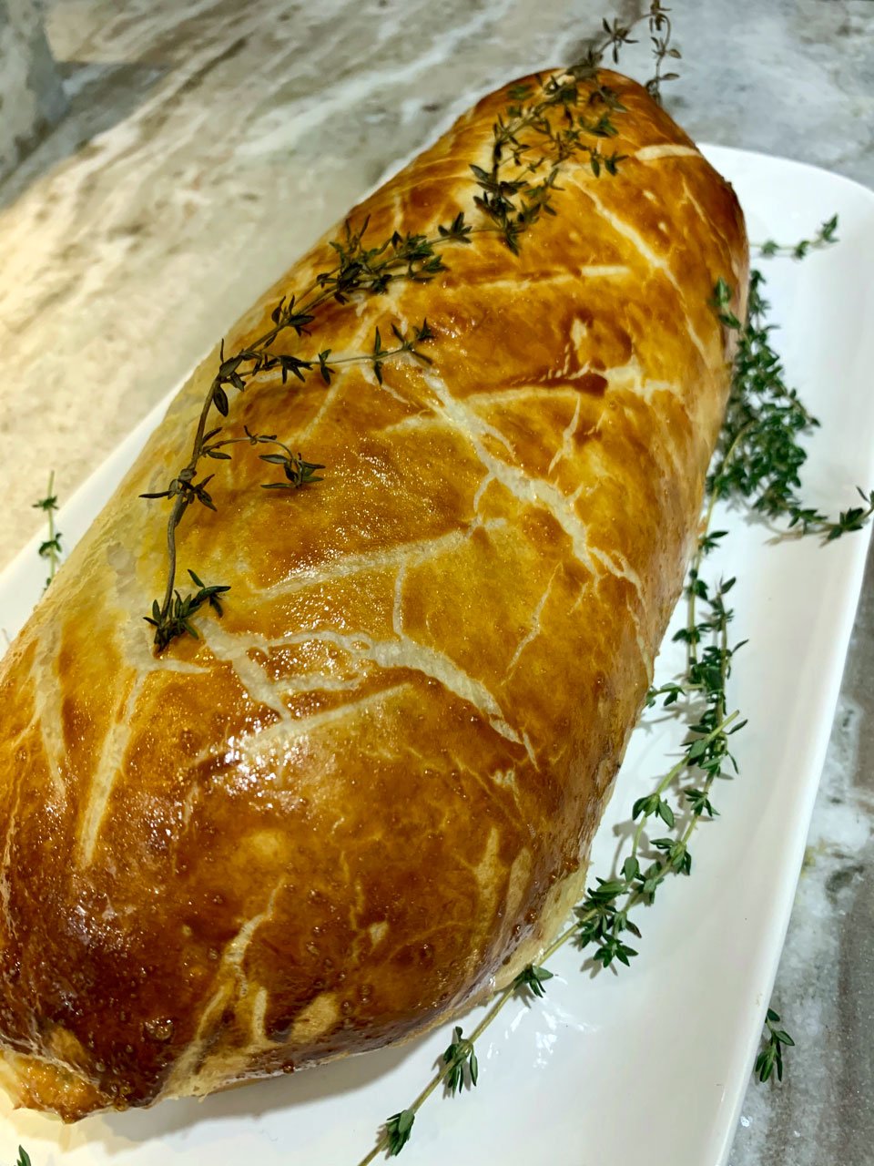 Golden Crust Around The Beef Wellington