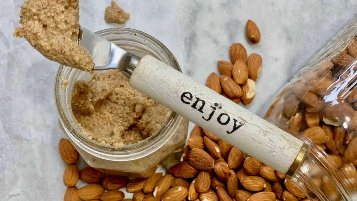 Healthiest Homemade Real Almond Butter