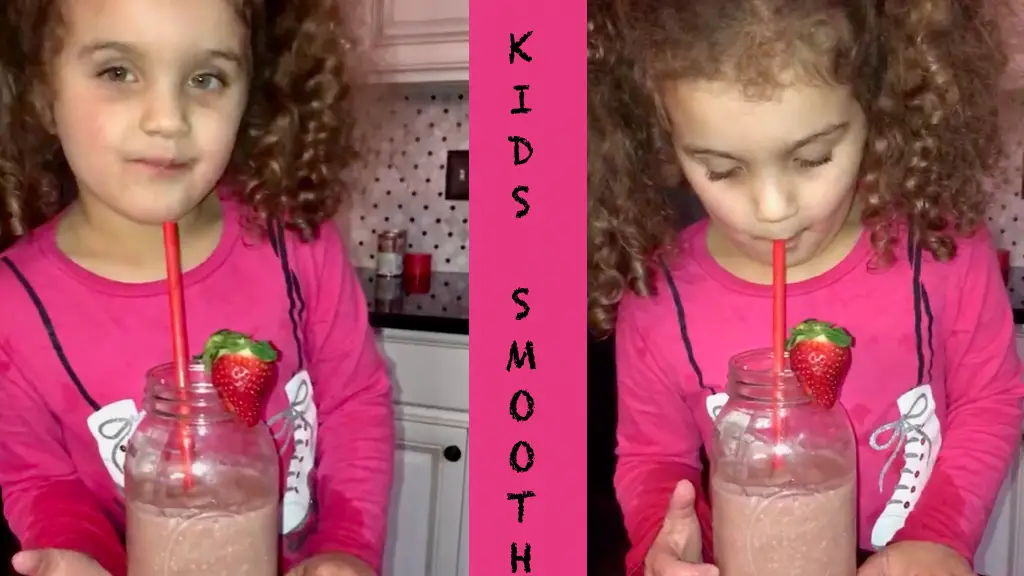 Healthy Kids Fruit and Veggie Smoothies