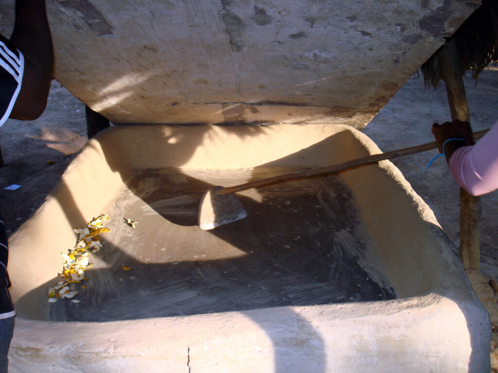 Grain grinder for flour