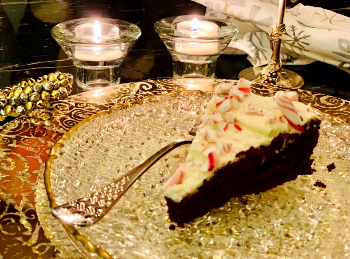 Fudge and Peppermint Dessert