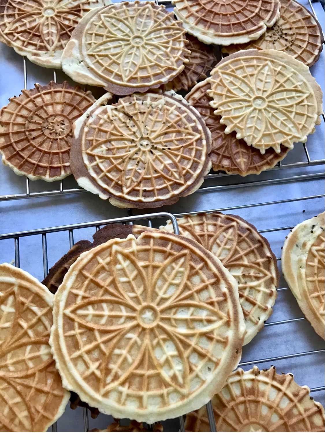 Pizzelle Waffle Cookies