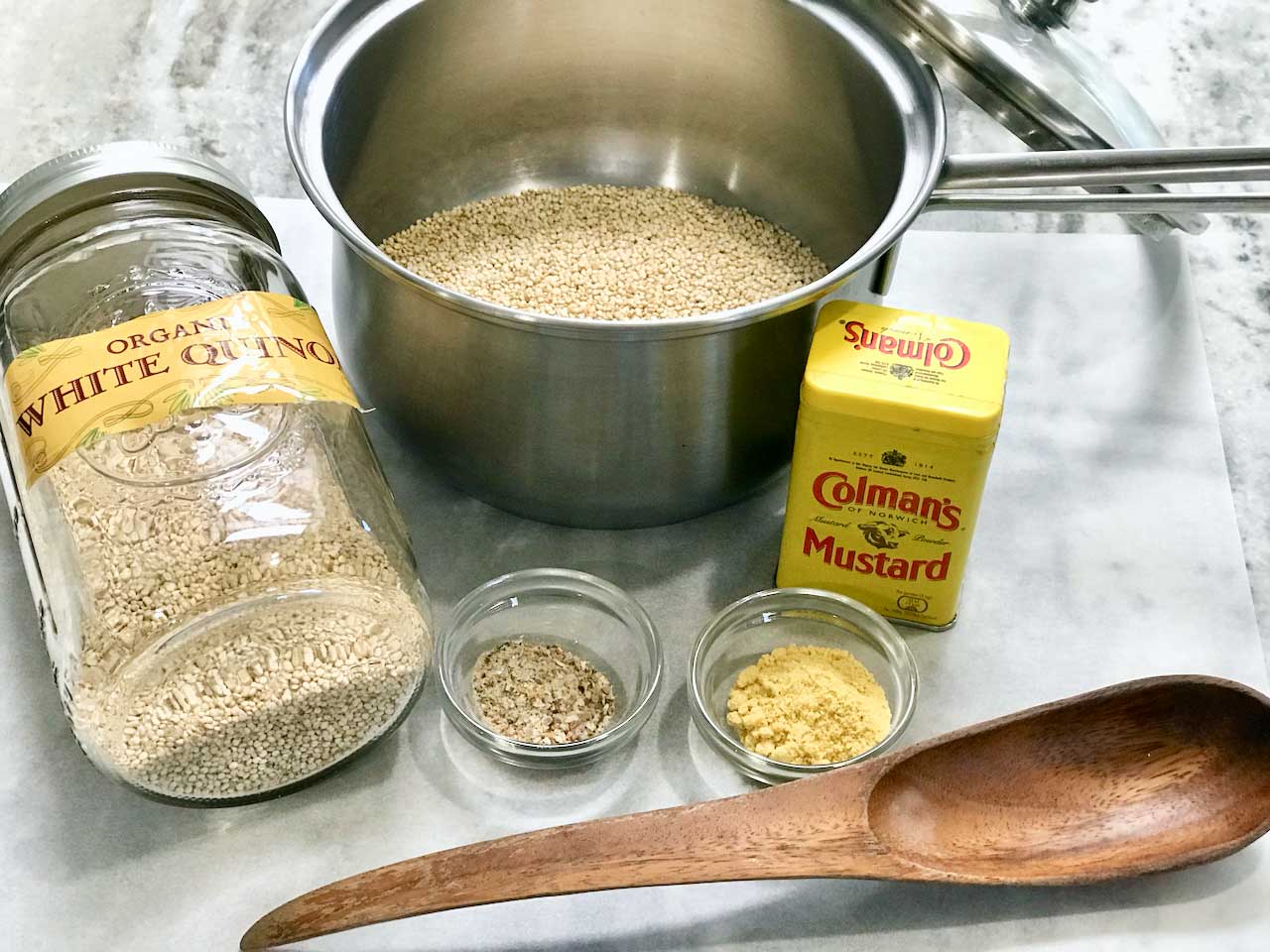 Quinoa Buddha Bowl Ingredients