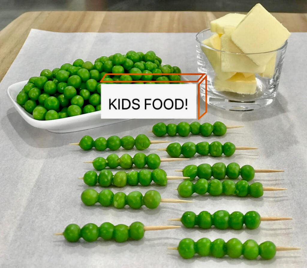 Kids peas