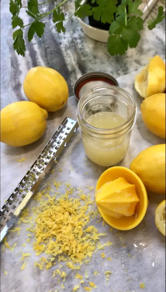 Lemon Juice And Zest