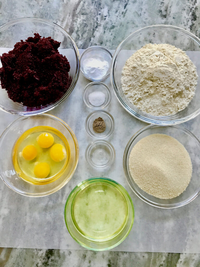 Beet Cake Ingredients