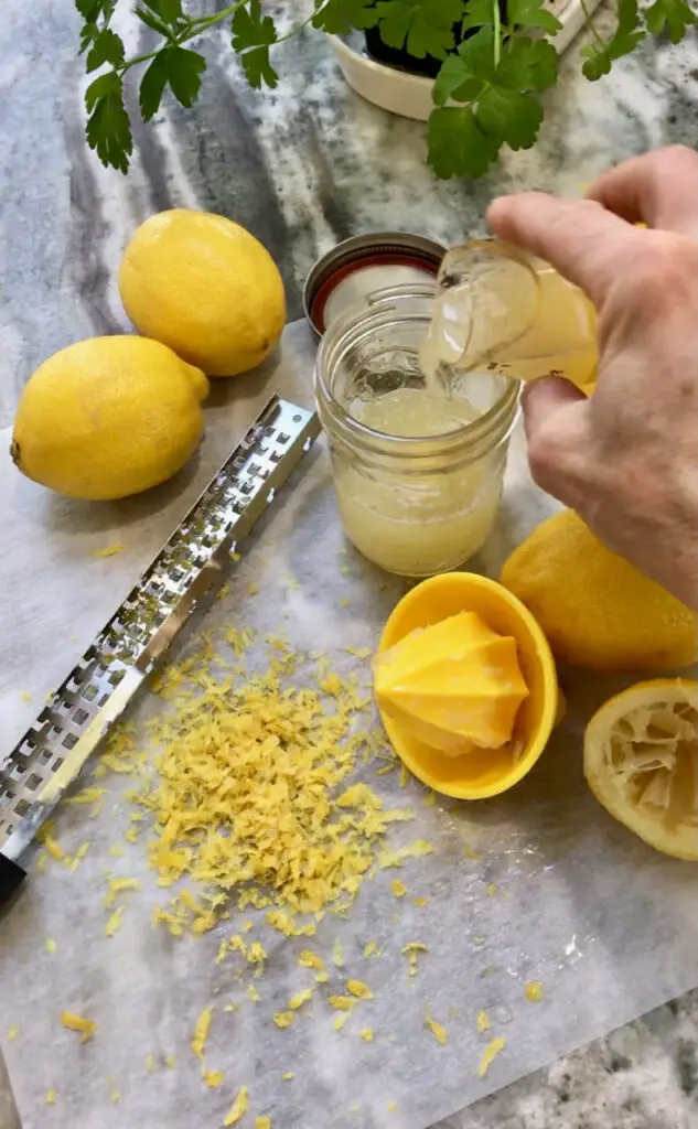 Zesting and Juicing Lemons