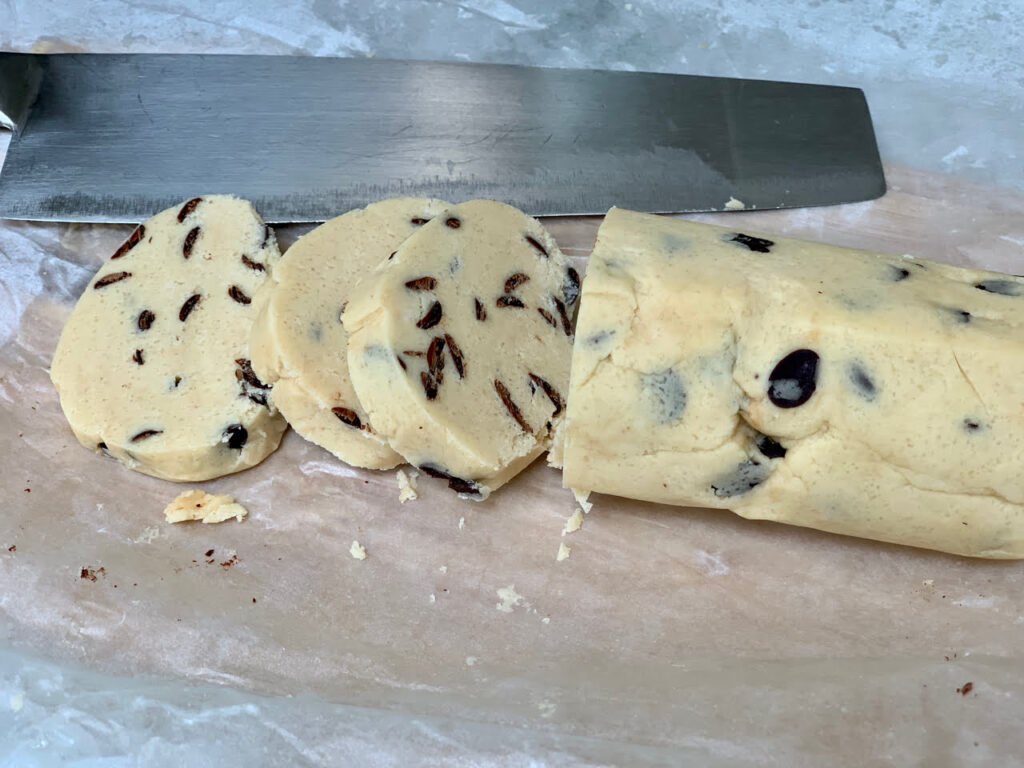 Mix, Chill, Cut, Bake For Real Chocolate Chips!