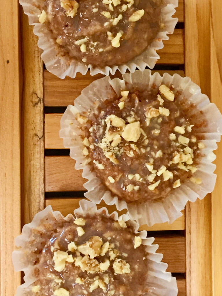 Salt Caramel Apple Muffins