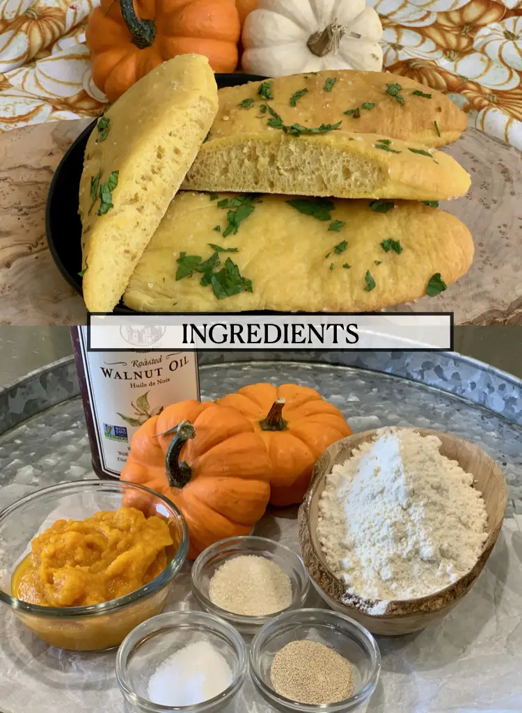 Pumpkin Pita Ingredients