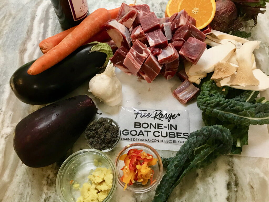 Goat Stew Ingredients