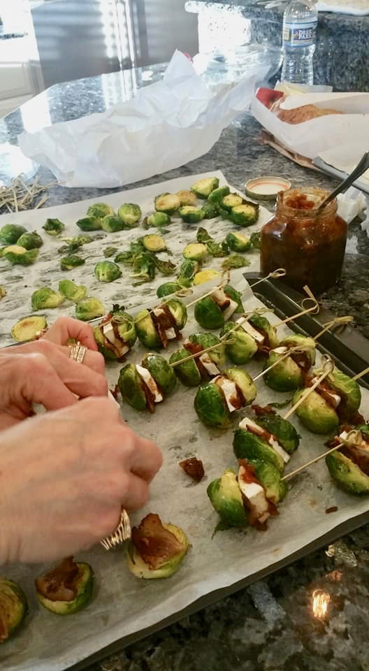 Brussels Sprout Onion Jam Sliders