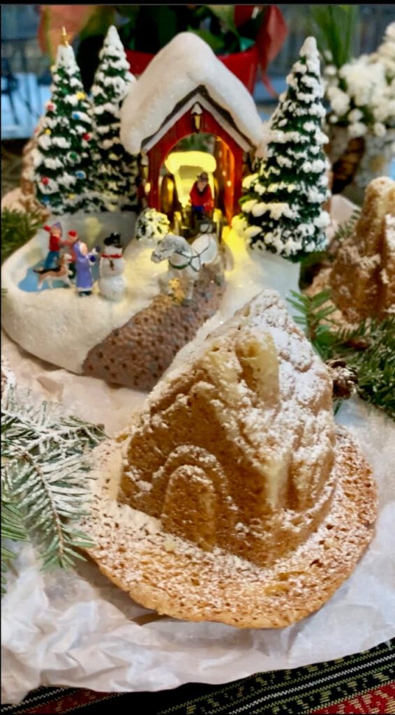 White Christmas Cake