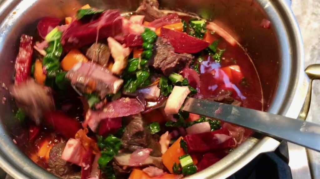 Slow Stewing Goat Meat