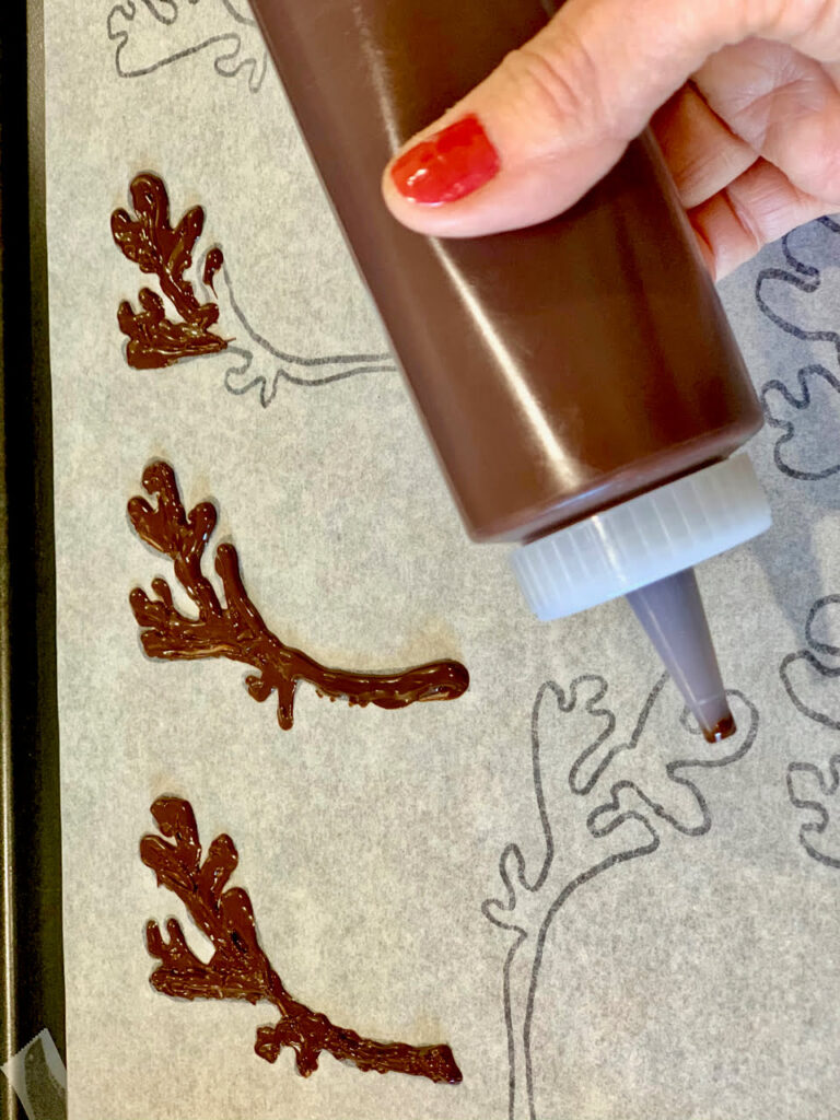 Handmade Chocolate Antlers
