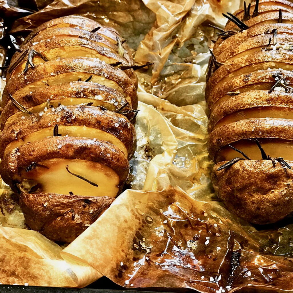 Hasselback Potatoes