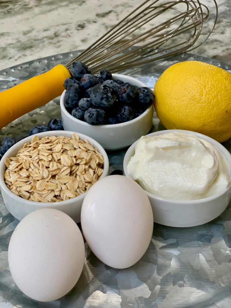 Blueberry Smoothie Muffin Ingredients