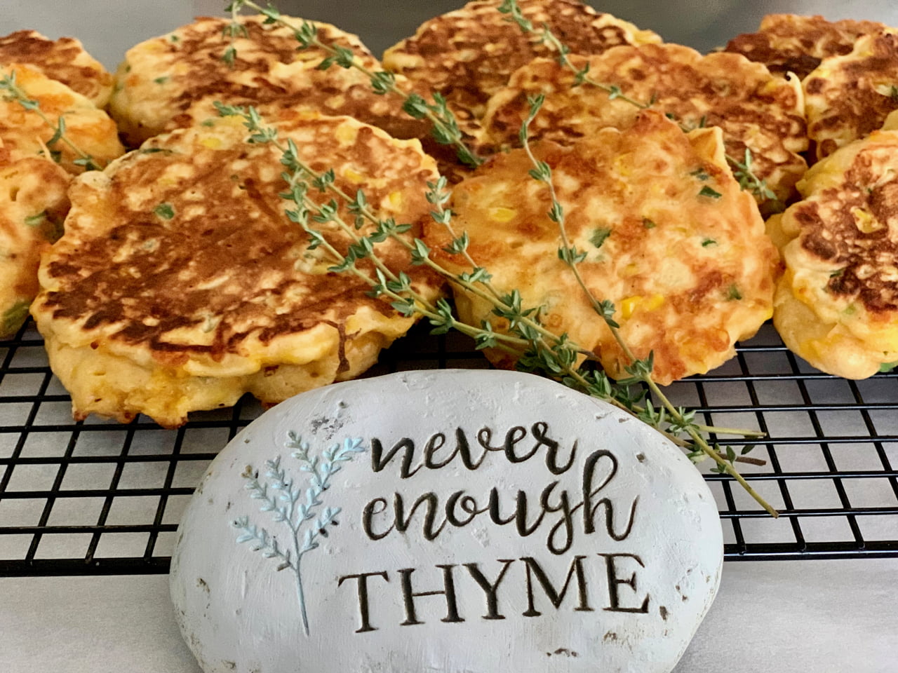 Harvest Thyme Corn Fritters