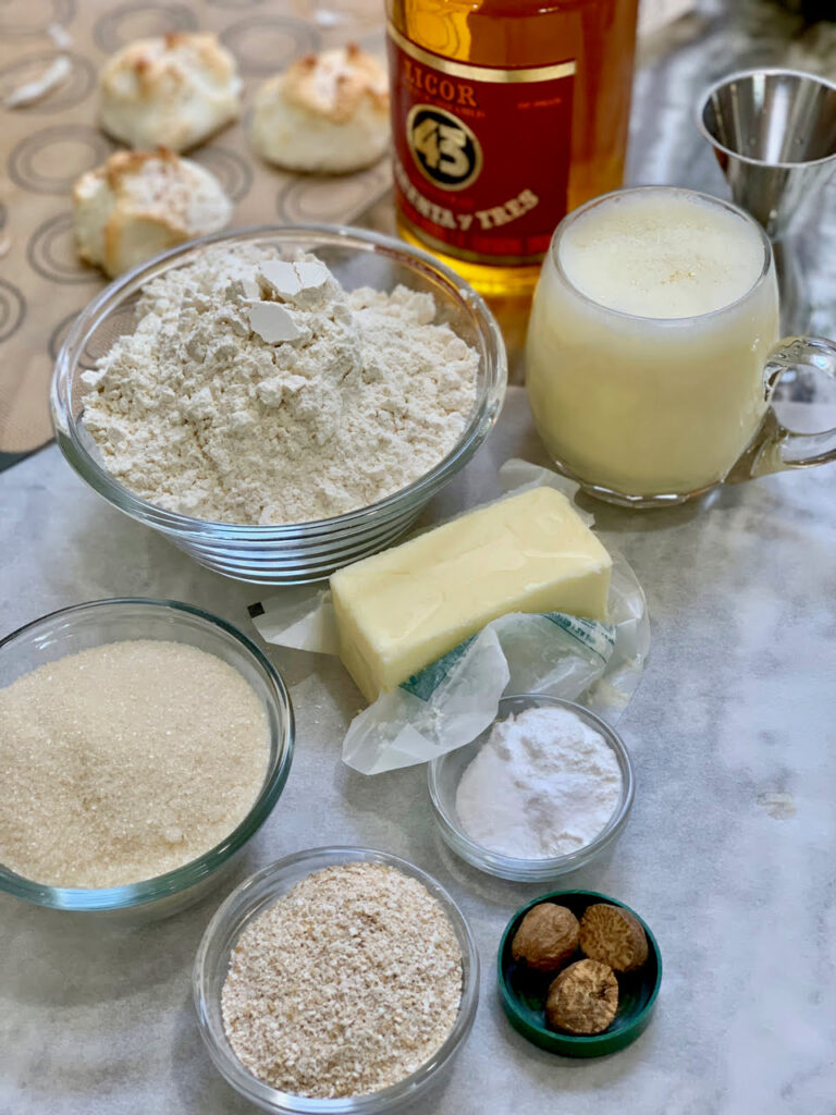 Eggnog Muffin Ingredients