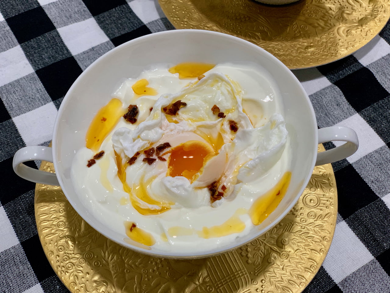 Cilbir - Perfectly Poached Turkish Eggs Over Yogurt