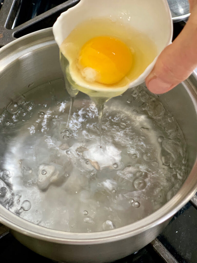 Add eggs one at a time.