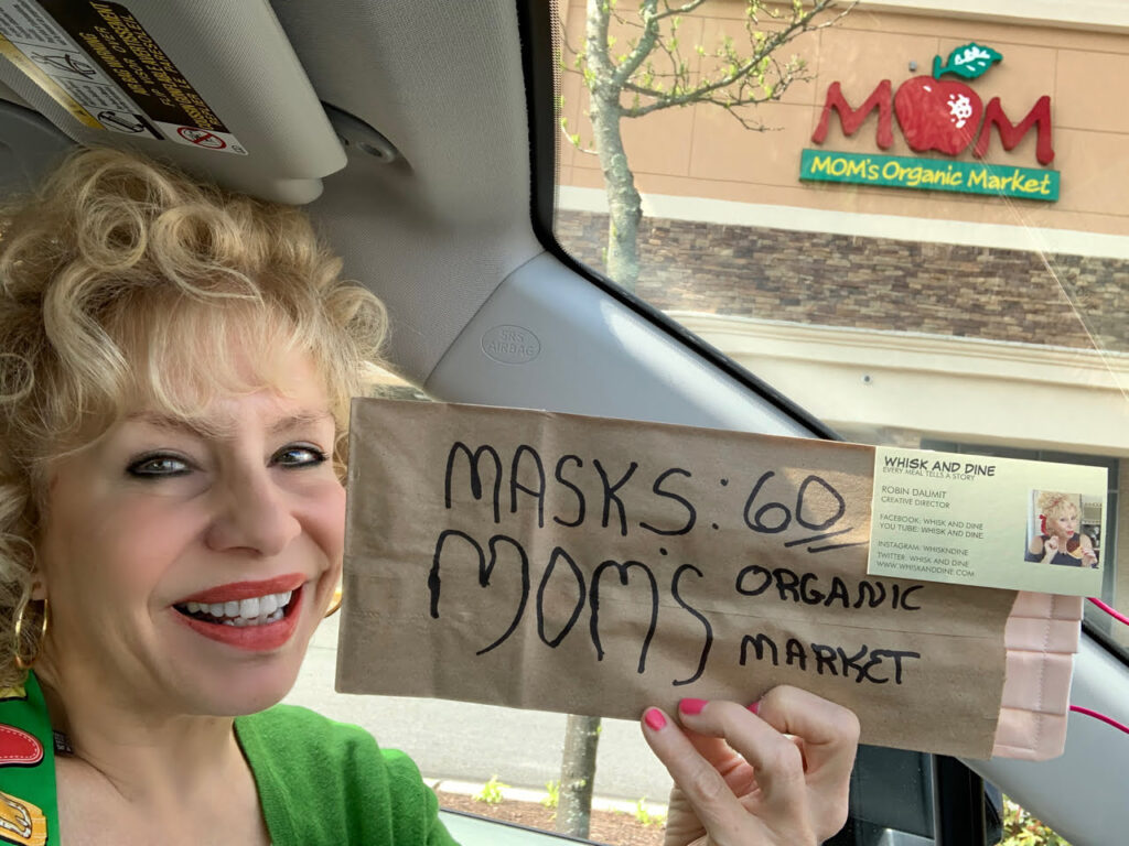 Mask Making for Mom's Organic Market