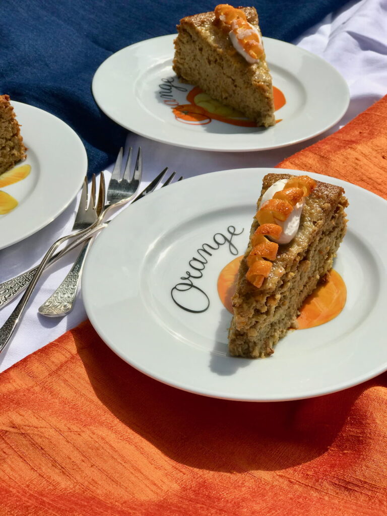 Whole Orange & Nut Flour Cake