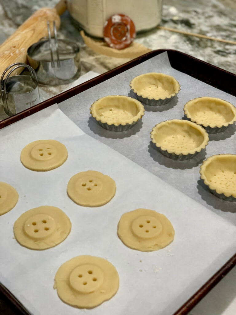 Shortbread Cups and Buttons