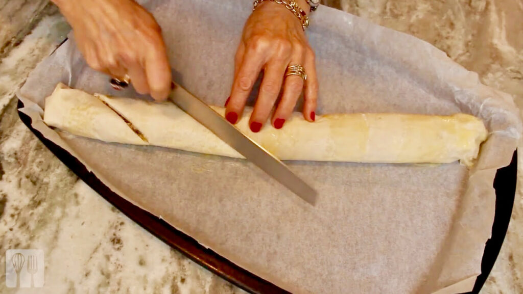 Cut Chicken Roll Before Baking