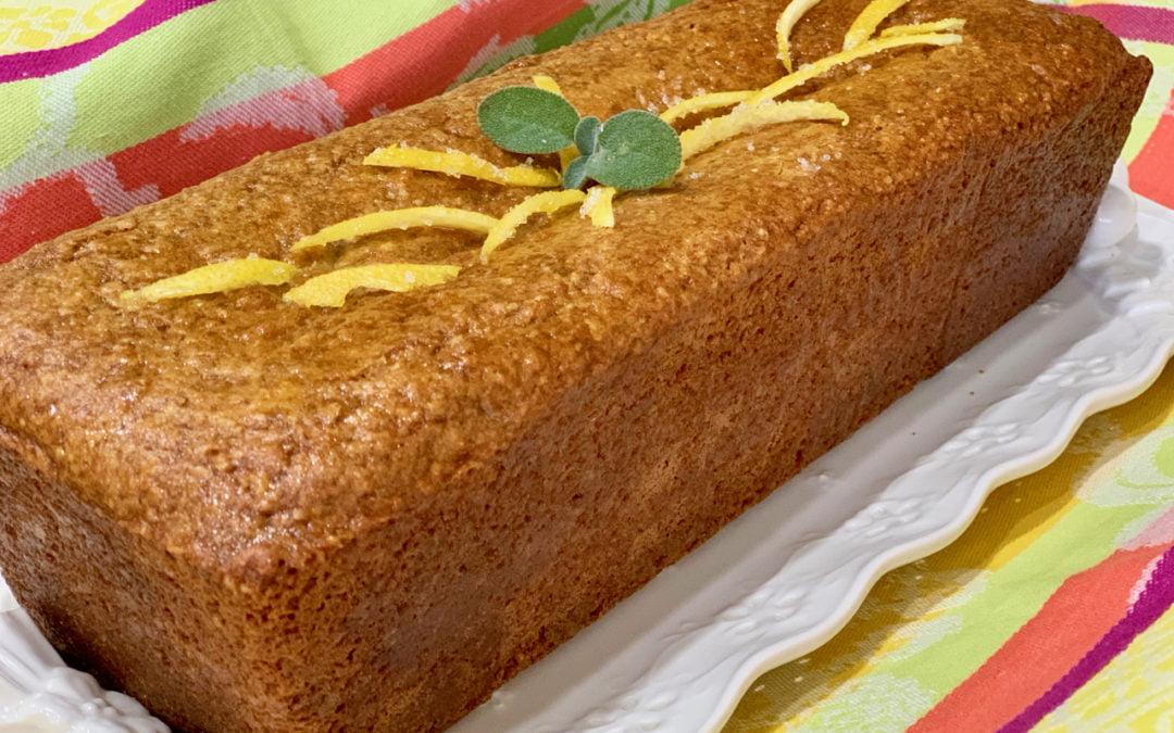 Sage and Lemon Tea Cake