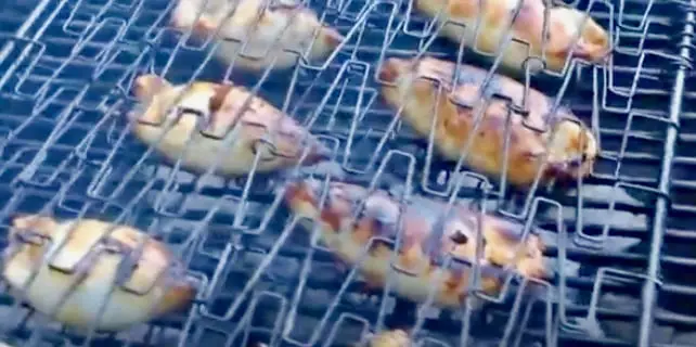 grilled stuffed squid