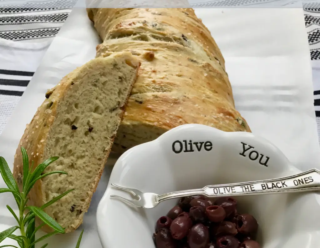 black olive bread