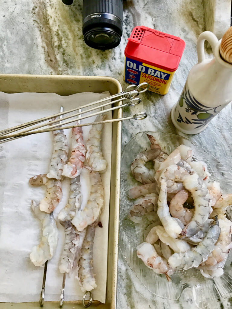 Steel Kabob Sticks For Grilling Shrimp 