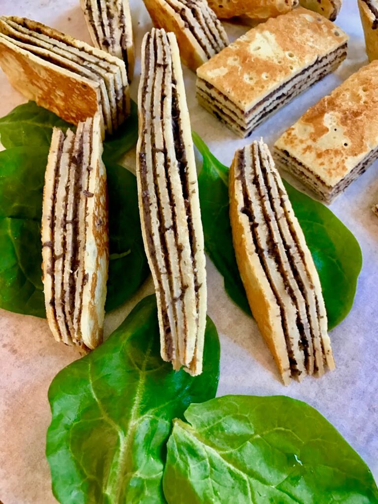 Spinach Glaze Black-bean Wraps