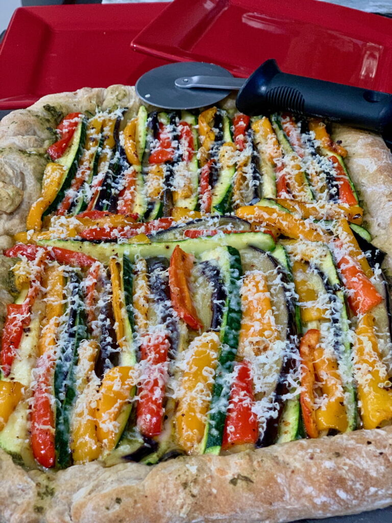 Deconstructed Ratatouille Pizza