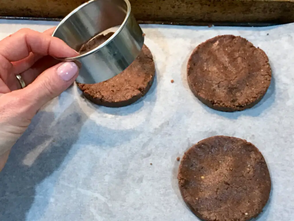 Cookies Pressed in Biscuit rounds