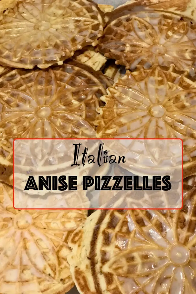 Italian Pizzelle Waffle Cookies