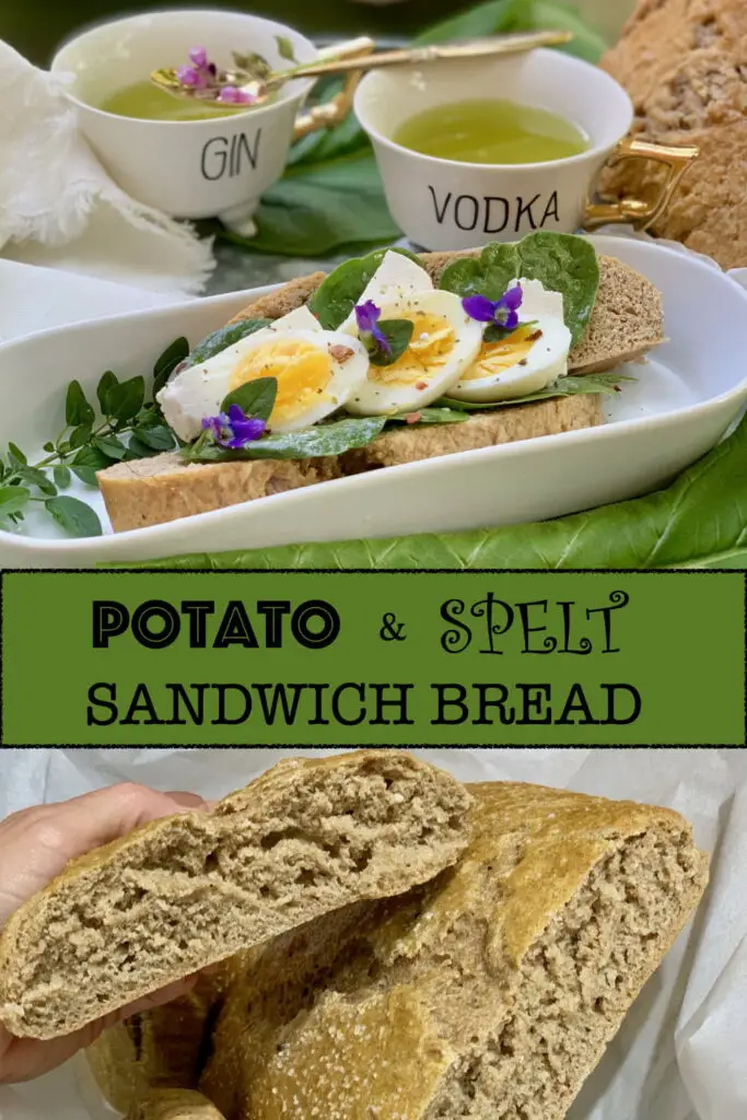 spelt potato sandwich bread
