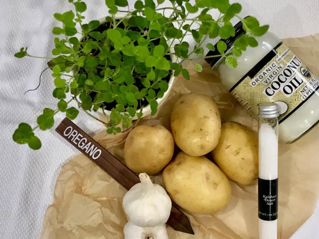 Oregano and Potato Health Remedy Ingredients