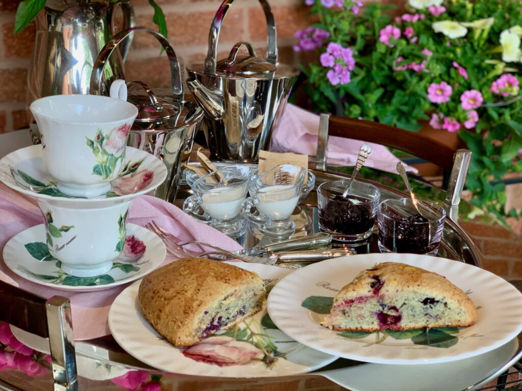 Tea Time Lemon Blueberry Scones 