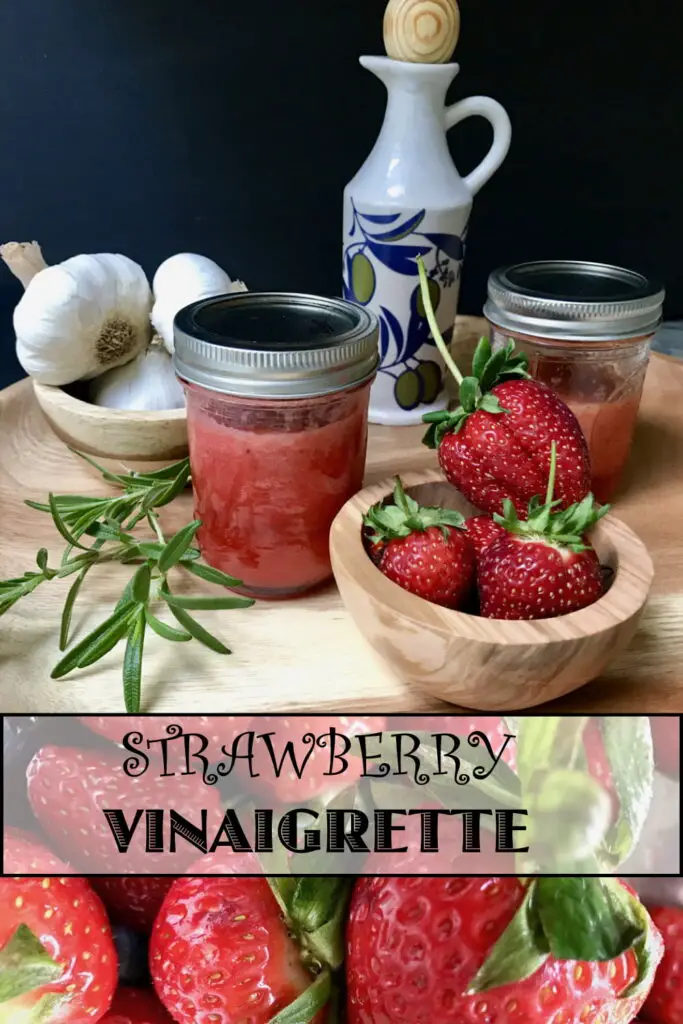 Homemade Strawberry Vinaigrette Salad Dressing