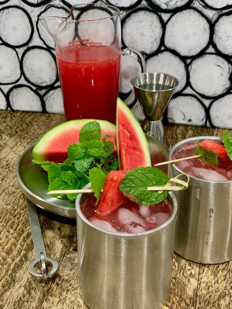 Watermelon Mint Cocktail Or Mocktail 
